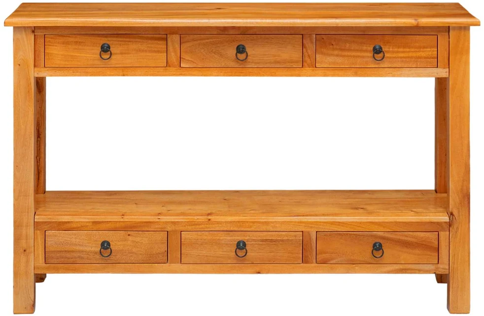 Konsolinis stalas su stalčių Natūrali 115 x 32 x 76 cm