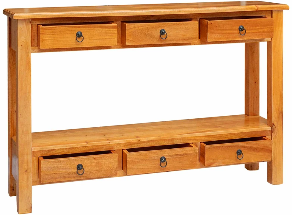 Konsolinis stalas su stalčių Natūrali 115 x 32 x 76 cm