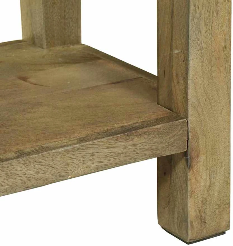 Konsolinis stalas su stalčių Natūraliai pilkas 110 x 30 x 80 cm