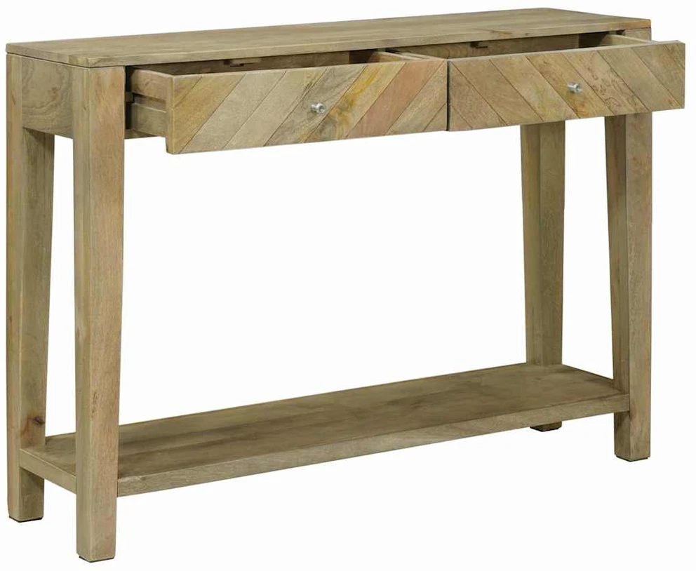 Konsolinis stalas su stalčių Natūraliai pilkas 110 x 30 x 80 cm