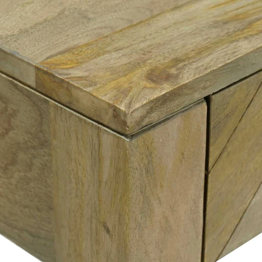 Konsolinis stalas su stalčių Natūraliai pilkas 110 x 30 x 80 cm