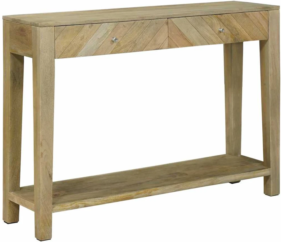 Konsolinis stalas su stalčių Natūraliai pilkas 110 x 30 x 80 cm
