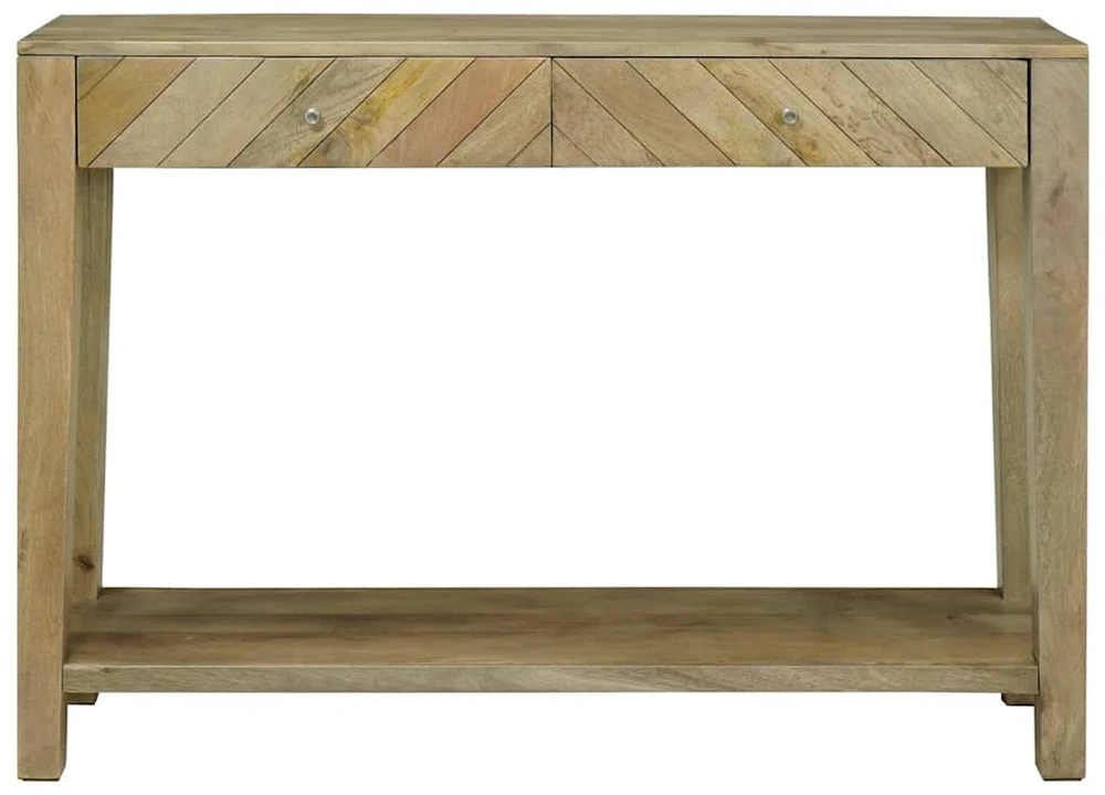Konsolinis stalas su stalčių Natūraliai pilkas 110 x 30 x 80 cm