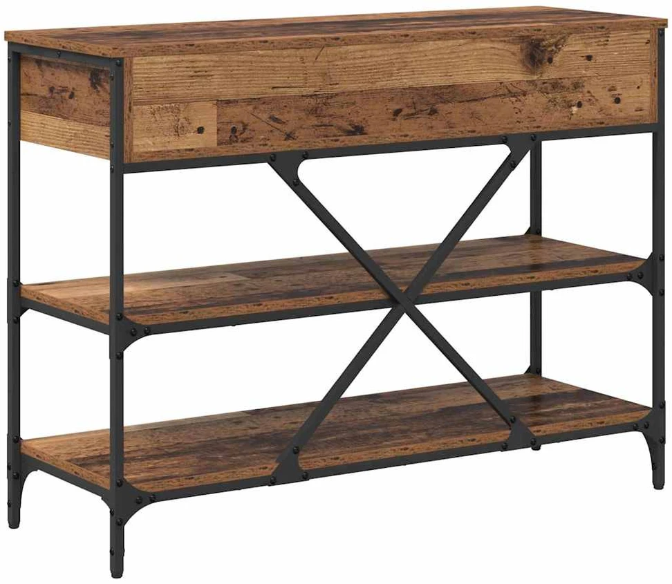 Konsolinis stalas su stalčių Ruda 100 x 34,5 x 75 cm Medis