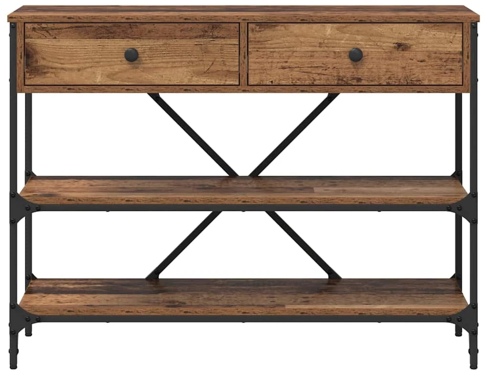 Konsolinis stalas su stalčių Ruda 100 x 34,5 x 75 cm Medis