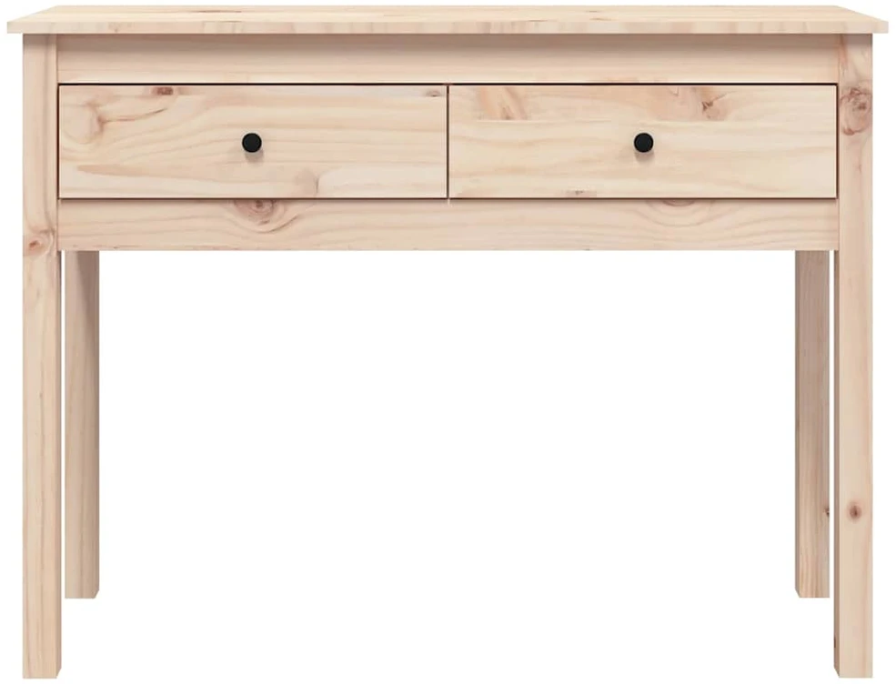 Konsolinis staliukas, 100x35x75cm, pušies medienos masyvas