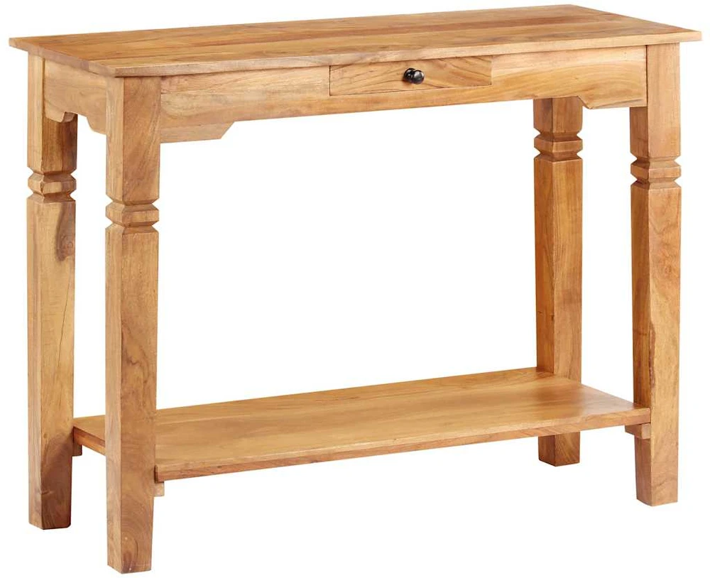 Konsolinis staliukas, 100x40x76 cm, akacijos medienos masyvas