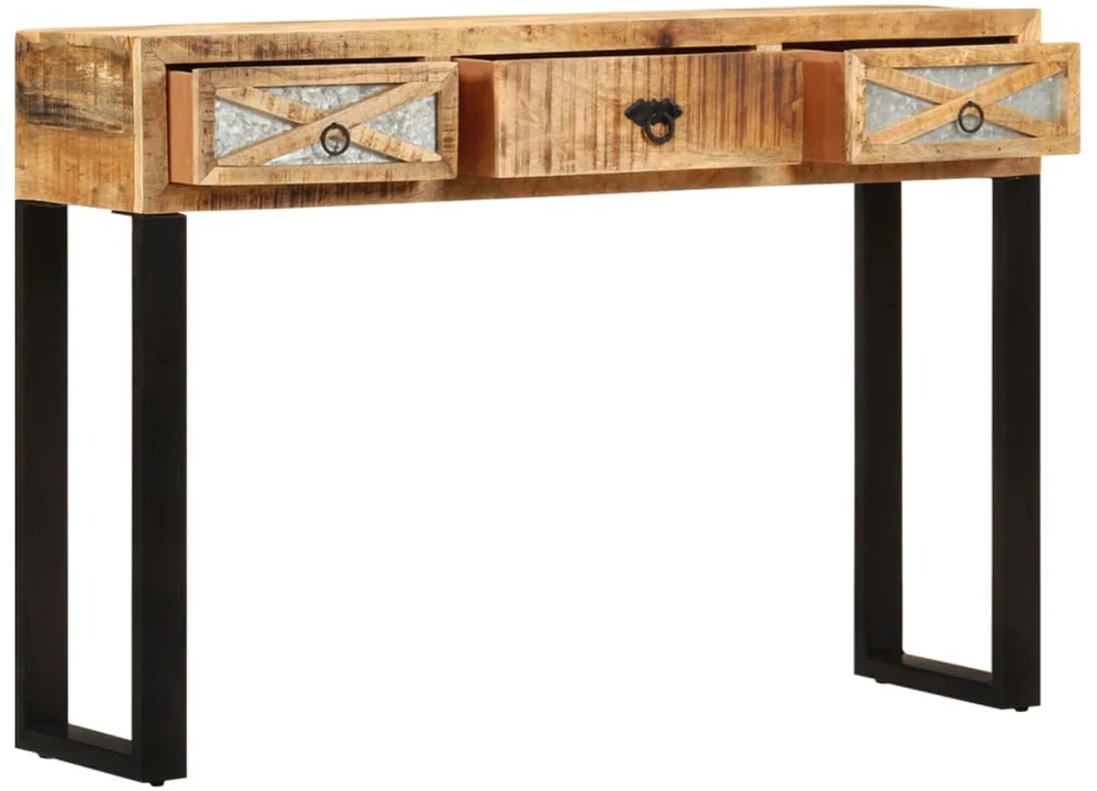Konsolinis staliukas, 110x30x76 cm, mango medienos masyvas