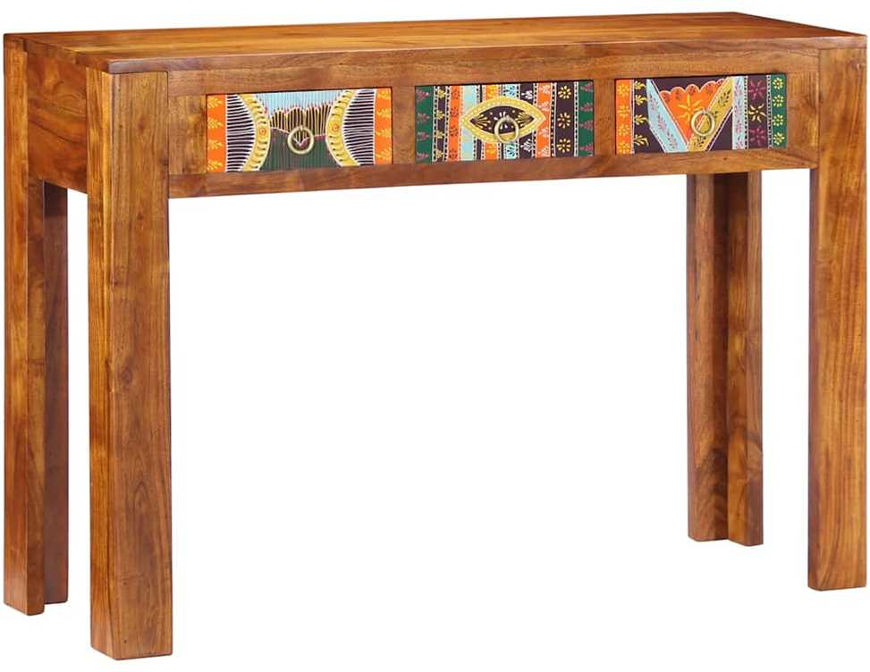 Konsolinis staliukas, 110x35x75cm, akacijos medienos masyvas