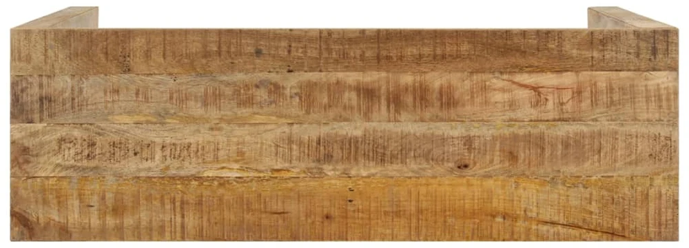 Konsolinis staliukas, 110x35x76cm, neapdorota mango mediena