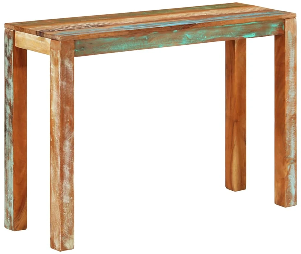 Konsolinis staliukas, 110x35x76cm, perdirbtos medienos masyvas