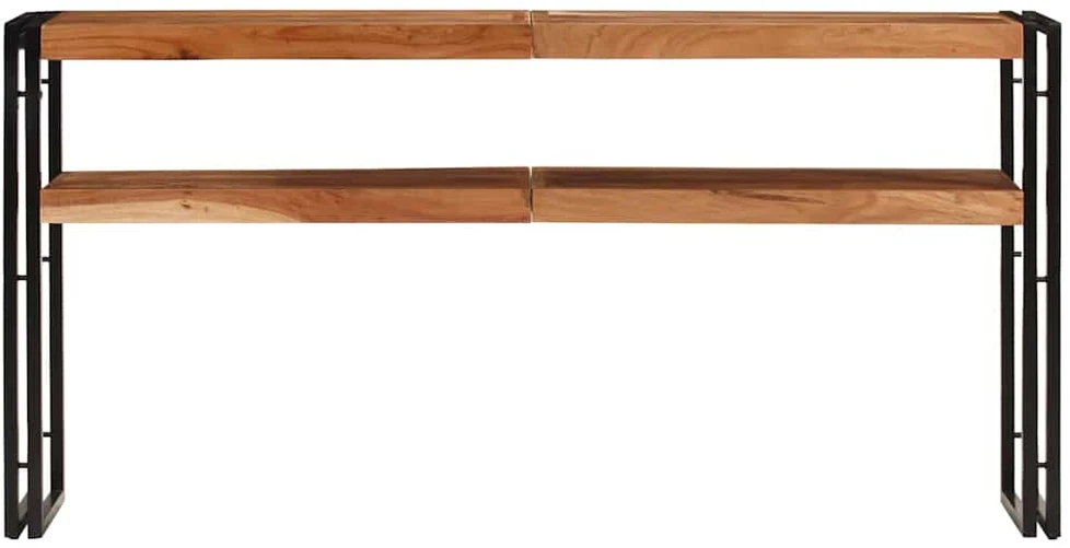 Konsolinis staliukas, 150x30x75cm, akacijos medienos masyvas