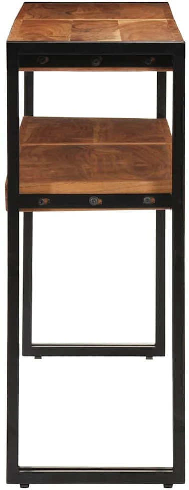 Konsolinis staliukas, 150x30x75cm, akacijos medienos masyvas