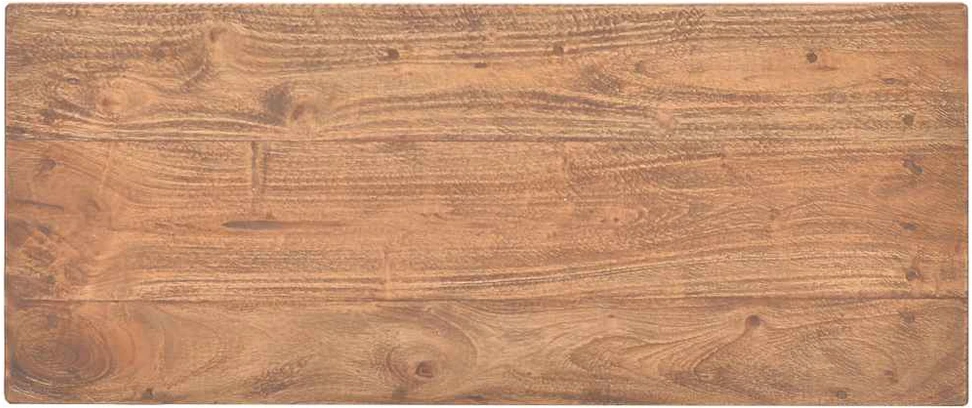 Konsolinis staliukas, masyvi perdirbta mediena, 69x28x70cm