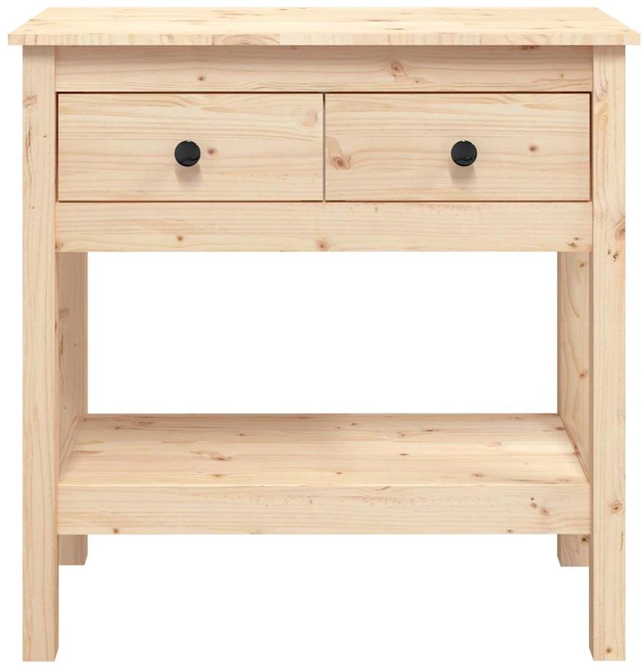 Konsolinis staliukas, 75x35x75cm, pušies medienos masyvas