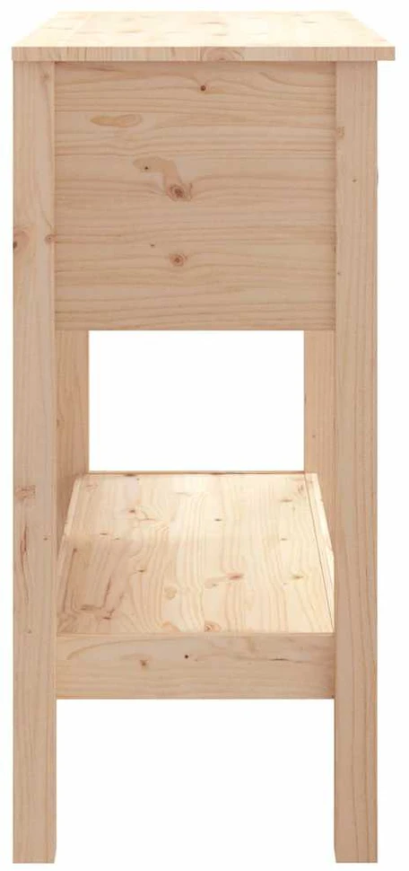 Konsolinis staliukas, 75x35x75cm, pušies medienos masyvas