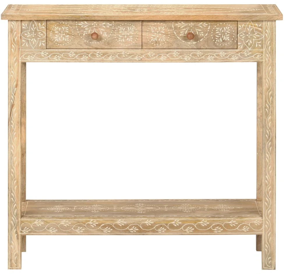 Konsolinis staliukas, 80x35x74cm, mango medienos masyvas