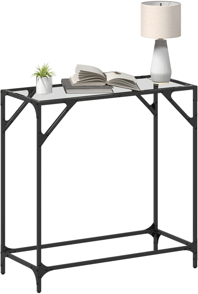 Konsolinis staliukas, 80x35x81cm, plienas