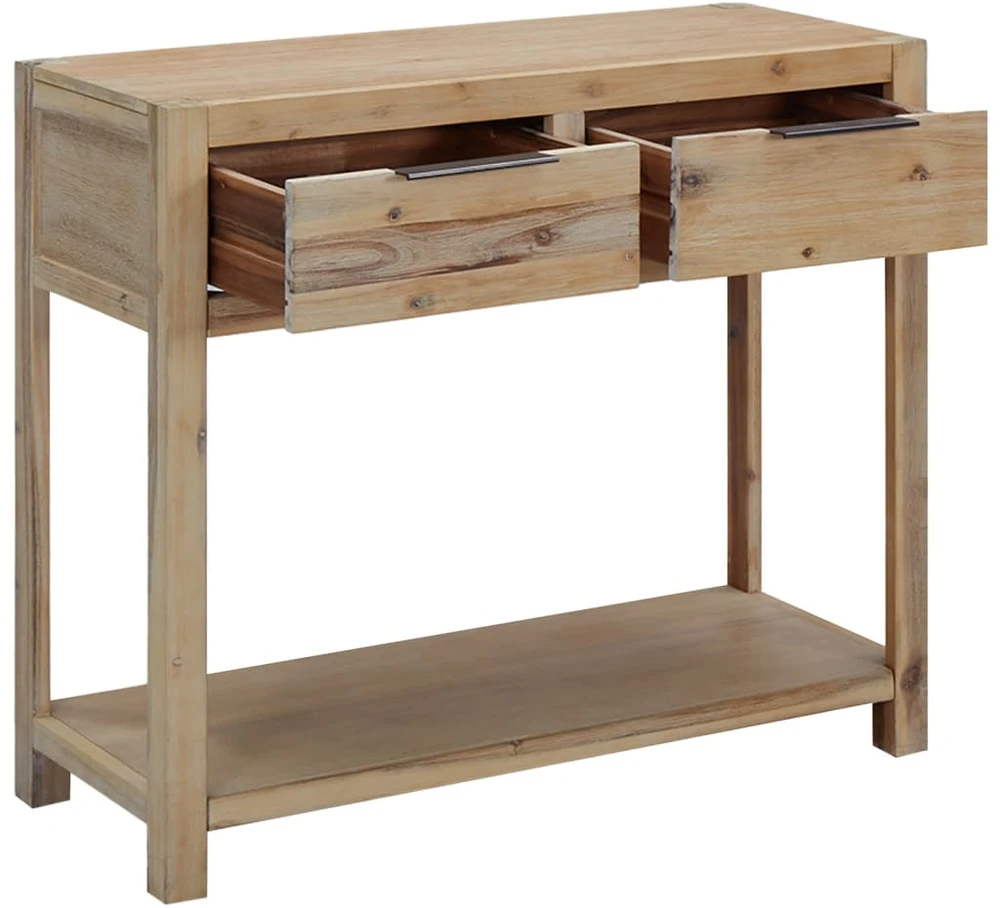 Konsolinis staliukas, 82x33x73 cm, akacijos medienos masyvas