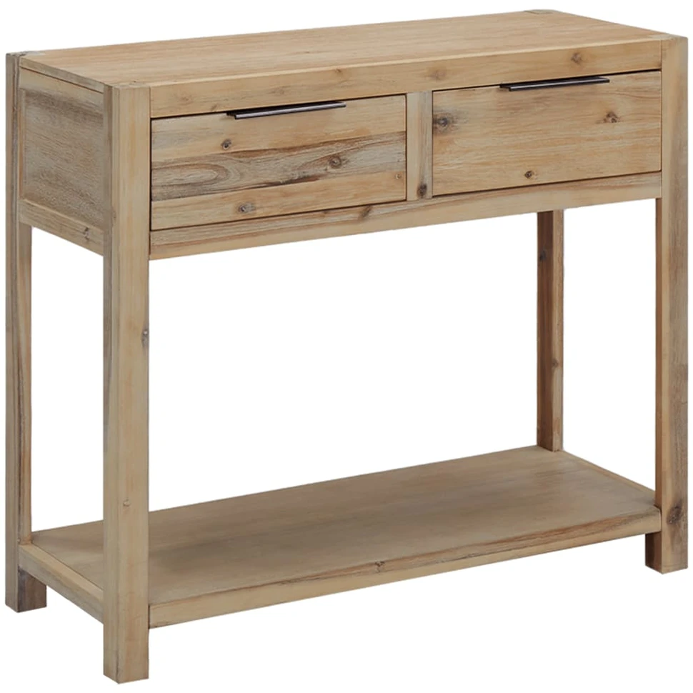 Konsolinis staliukas, 82x33x73 cm, akacijos medienos masyvas