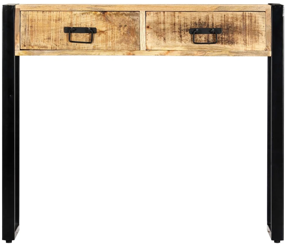 Konsolinis staliukas, 90x30x75 cm, mango medienos masyvas