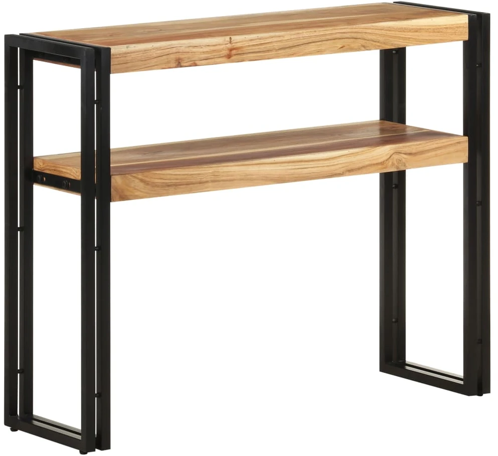 Konsolinis staliukas, 90x30x75cm, akacijos medienos masyvas