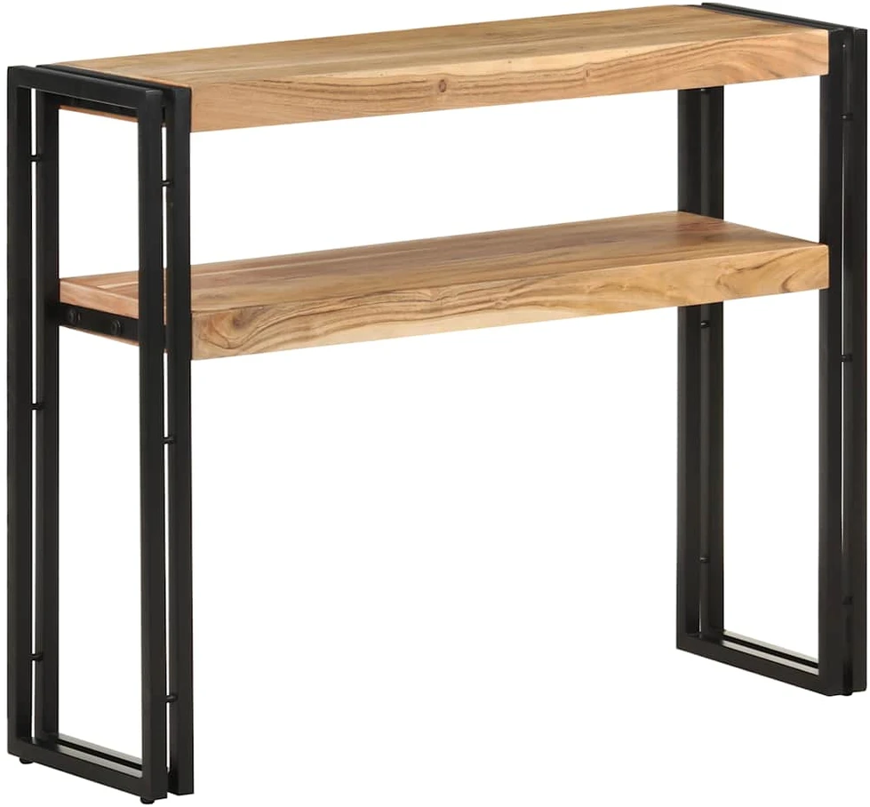 Konsolinis staliukas, 90x30x75cm, akacijos medienos masyvas