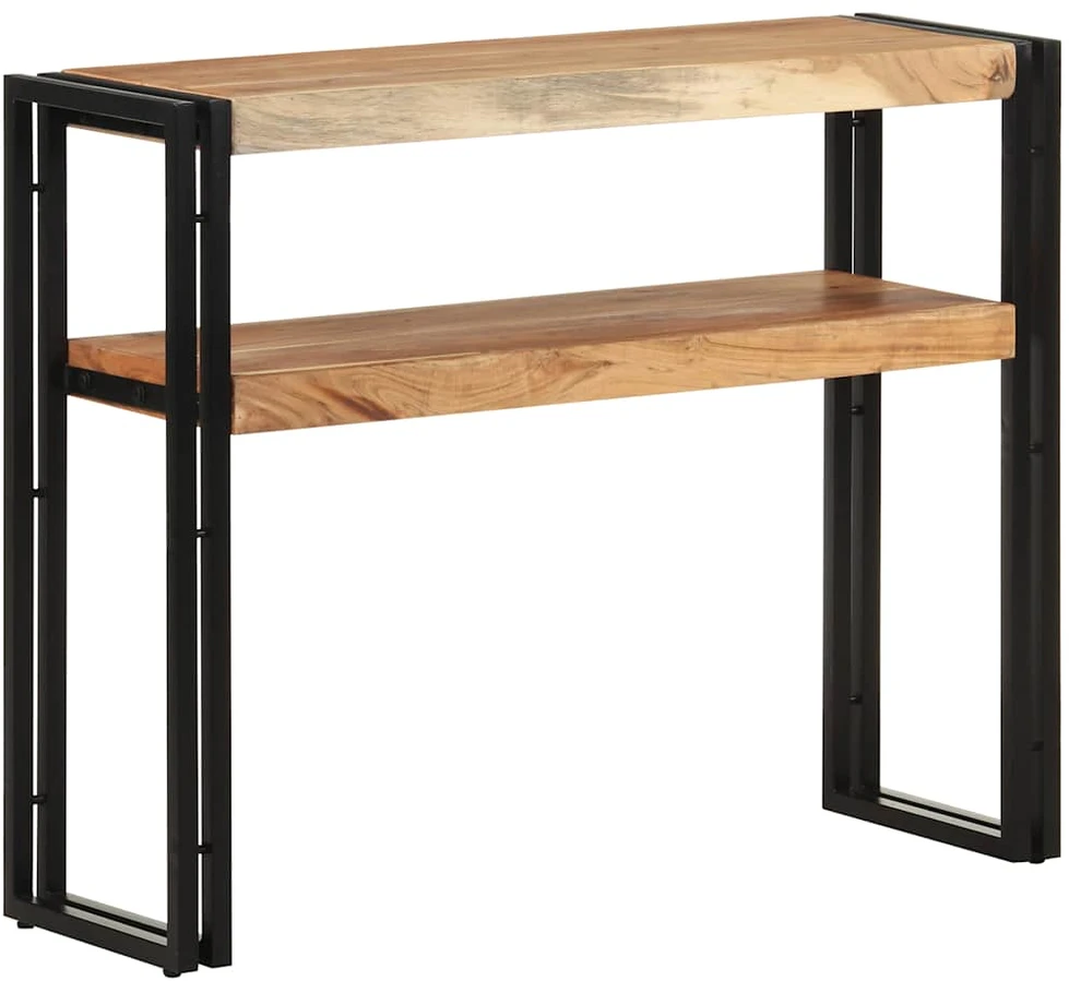 Konsolinis staliukas, 90x30x75cm, akacijos medienos masyvas