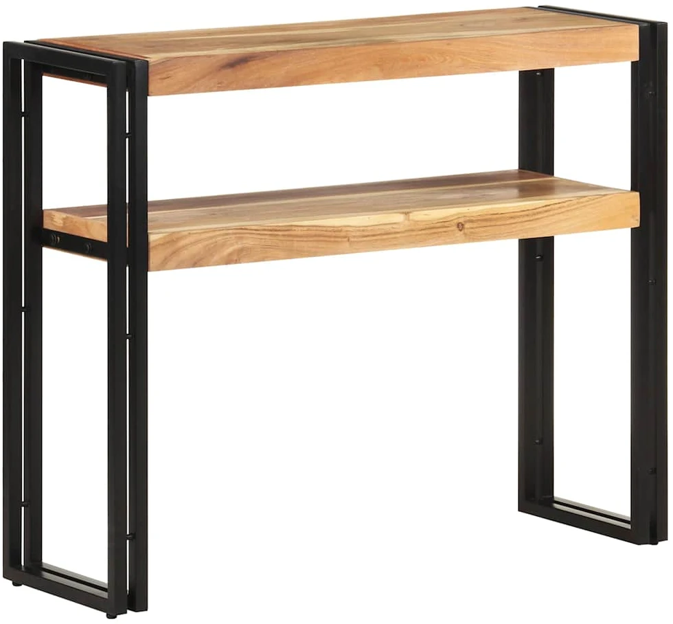 Konsolinis staliukas, 90x30x75cm, akacijos medienos masyvas