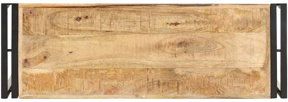 Konsolinis staliukas, 90x30x75cm, neapdorota mango mediena