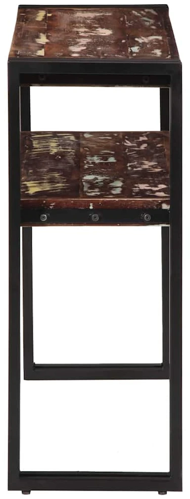 Konsolinis staliukas, 90x30x75cm, perdirbtos medienos masyvas