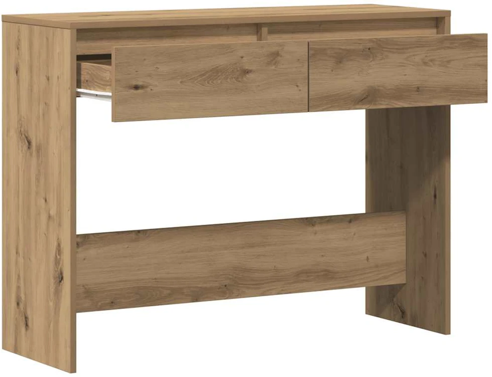 Konsolinis staliukas, artisano ąžuolo, 100x35x76,5cm, mediena
