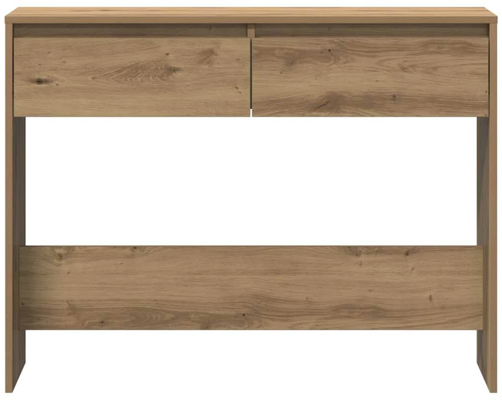 Konsolinis staliukas, artisano ąžuolo, 100x35x76,5cm, mediena