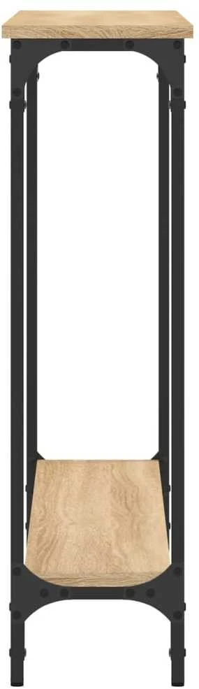 Konsolinis staliukas, ąžuolo, 100x22,5x75cm, apdirbta mediena
