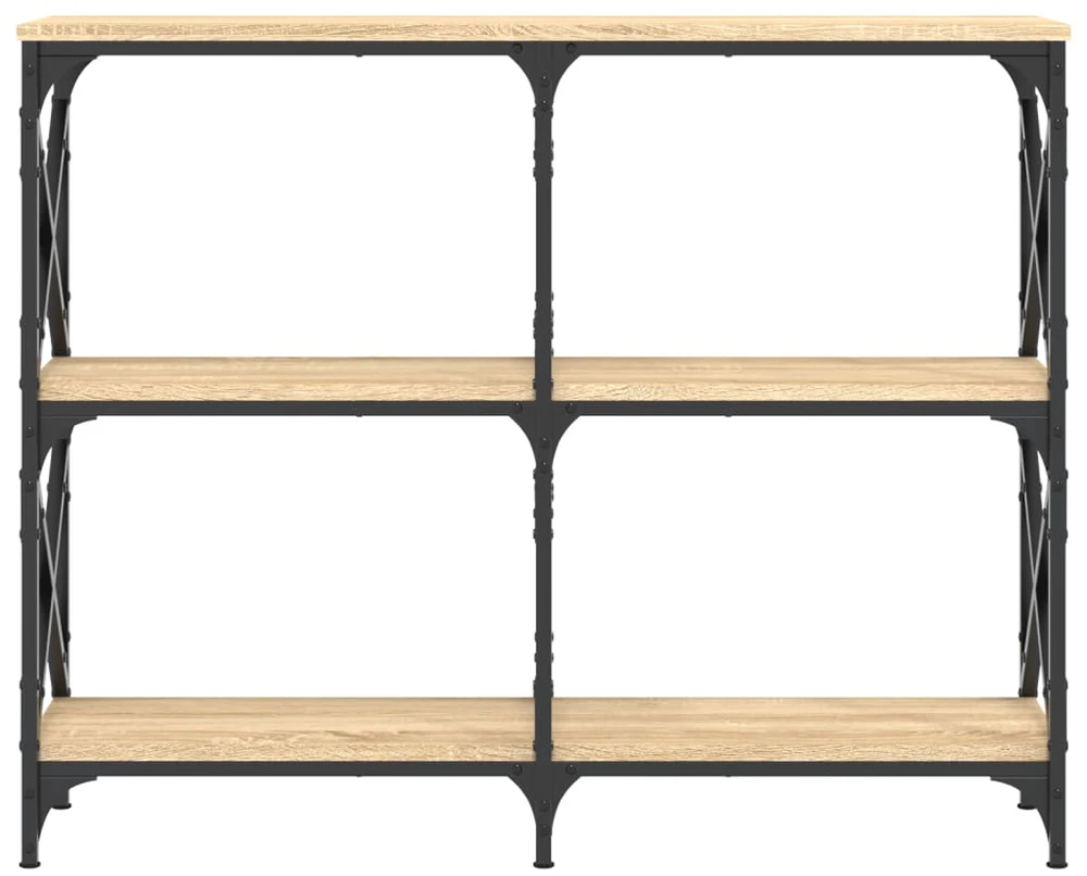 Konsolinis staliukas, ąžuolo, 100x28x80,5cm, apdirbta mediena