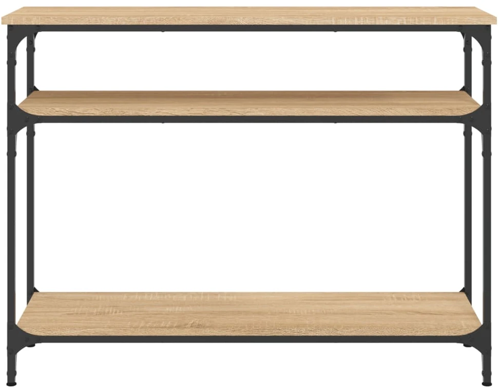Konsolinis staliukas, ąžuolo, 100x29x75cm, apdirbta mediena