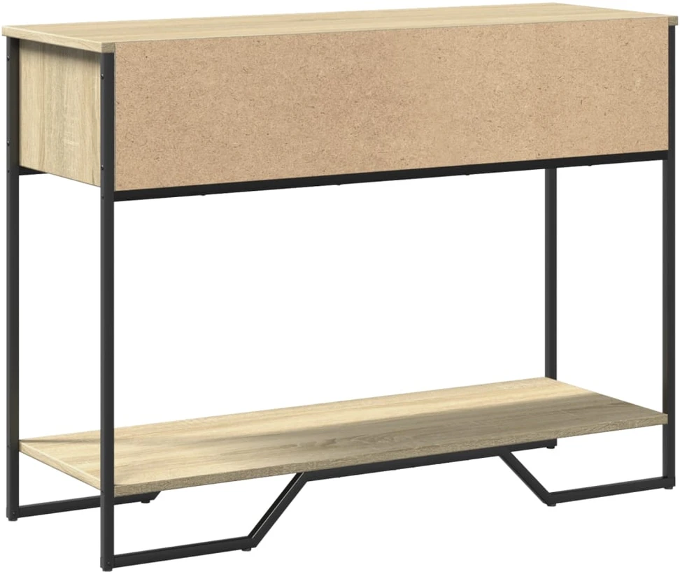 Konsolinis staliukas, ąžuolo, 100x35x74,5cm, apdirbta mediena