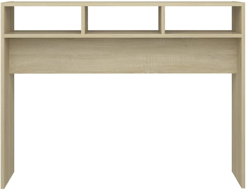 Konsolinis staliukas, ąžuolo, 105x30x80cm, apdirbta mediena