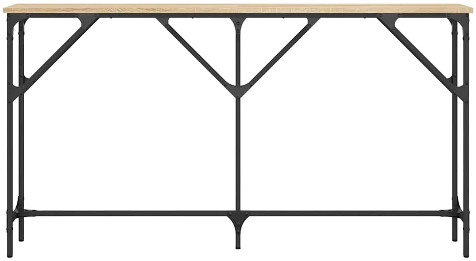 Konsolinis staliukas, ąžuolo, 140x23x75cm, apdirbta mediena
