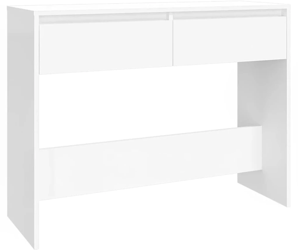 Konsolinis staliukas, baltas, 100x35x76,5cm, apdirbta mediena