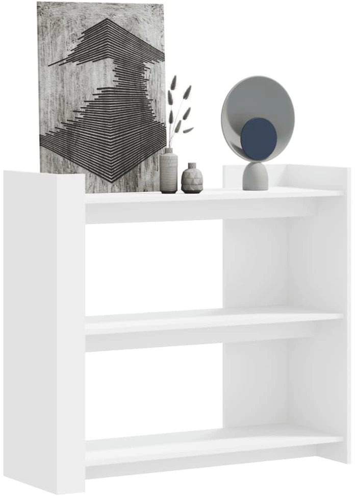 Konsolinis staliukas, baltas, 100x35x90cm, apdirbta mediena