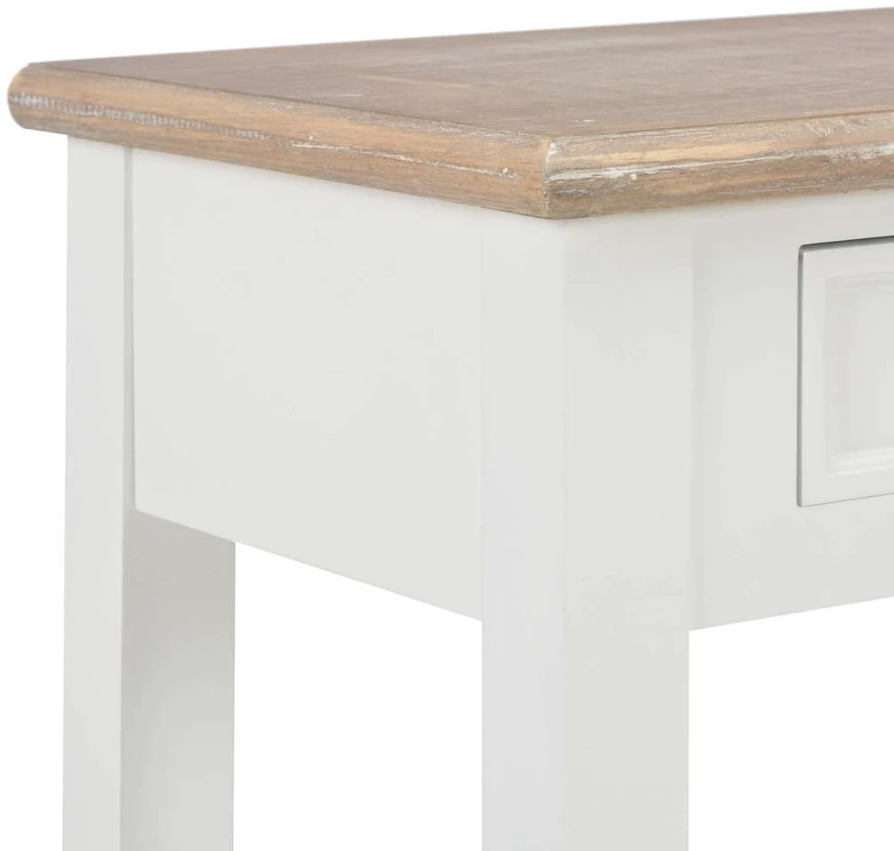 Konsolinis staliukas, baltos sp., 110x35x80cm, mediena