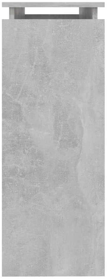 Konsolinis staliukas, betono, 102x30x80cm, apdirbta mediena