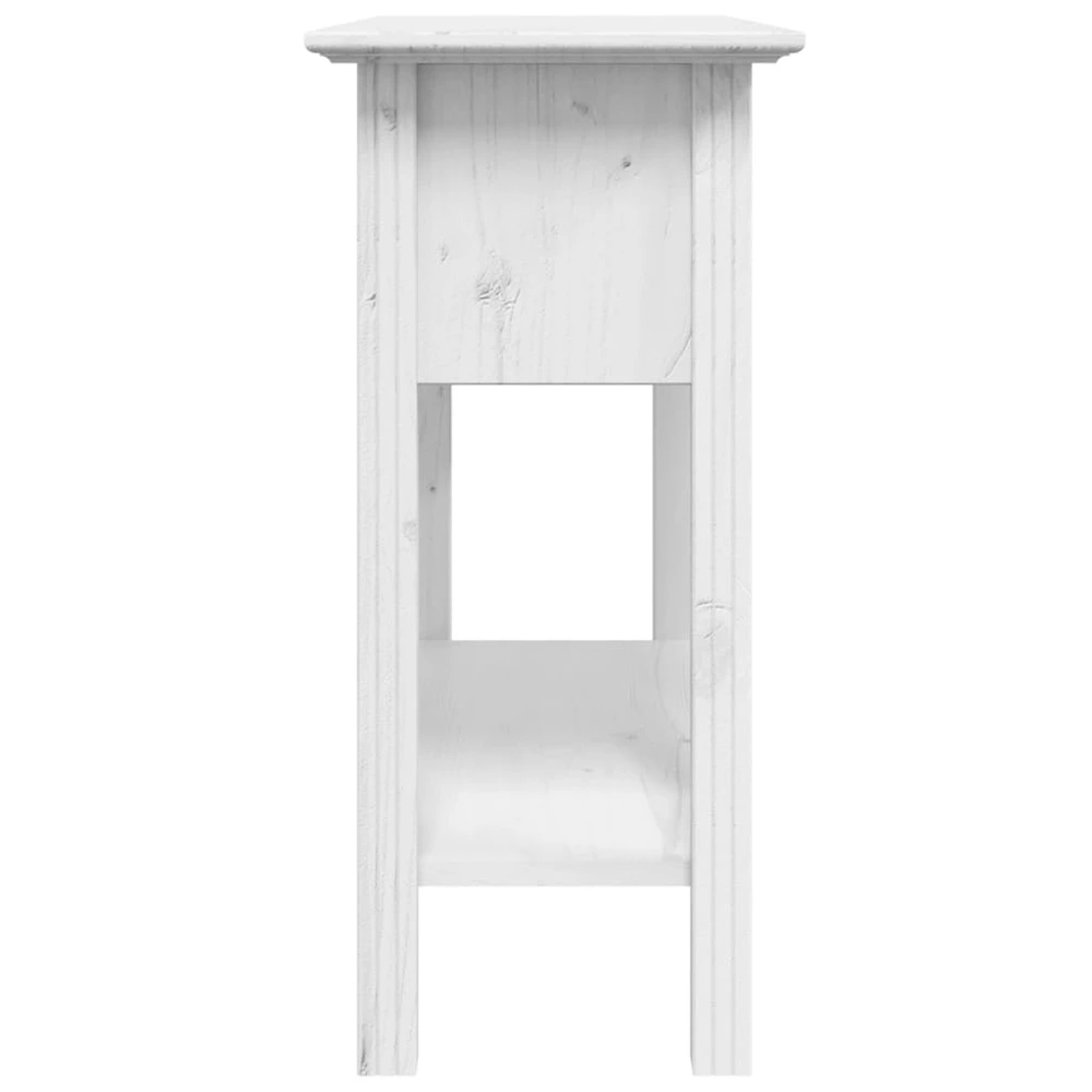 Konsolinis staliukas BODO, baltas, 91x35x74 cm, pušies masyvas