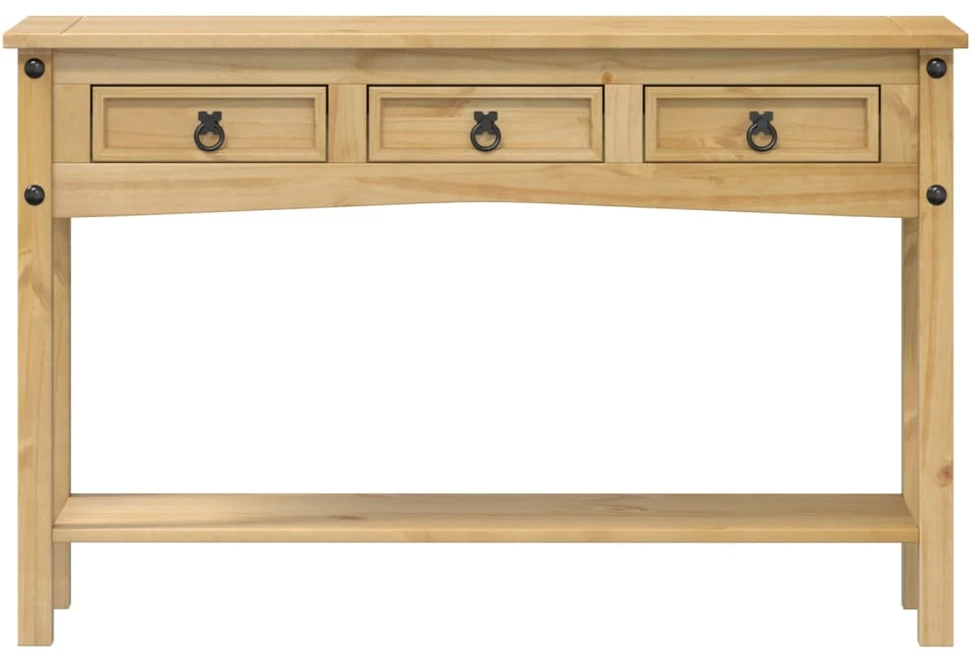 Konsolinis staliukas „Corona“, 114x34,5x73 cm, pušies masyvas