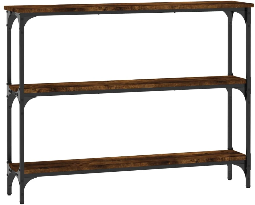 Konsolinis staliukas, dūminio ąžuolo, 100x22,5x75cm, mediena