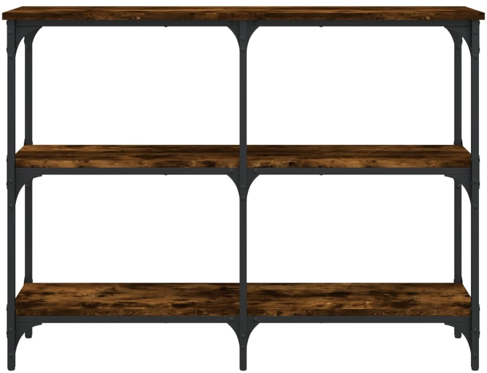 Konsolinis staliukas, dūminio ąžuolo, 100x29x75cm, mediena