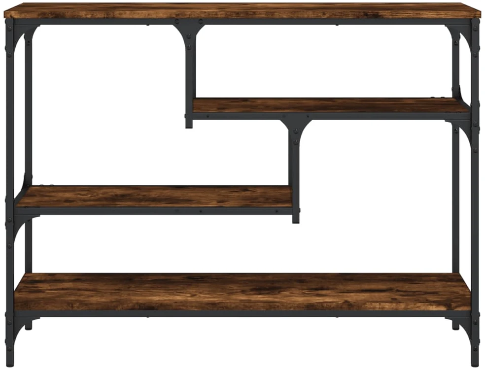 Konsolinis staliukas, dūminio ąžuolo, 100x30x75cm, mediena