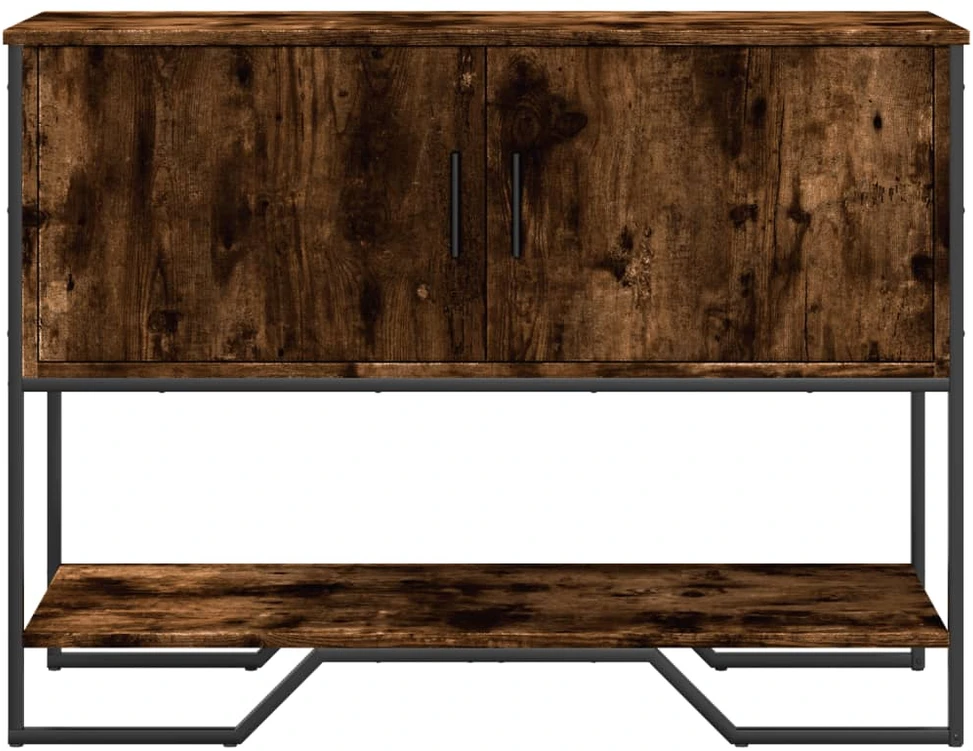 Konsolinis staliukas, dūminio ąžuolo, 100x35x74,5cm, mediena
