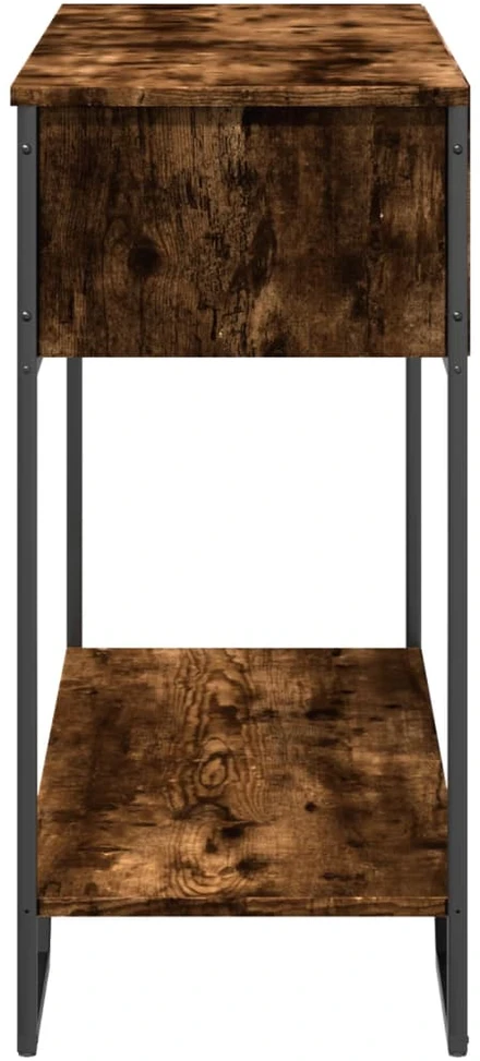 Konsolinis staliukas, dūminio ąžuolo, 100x35x74,5cm, mediena